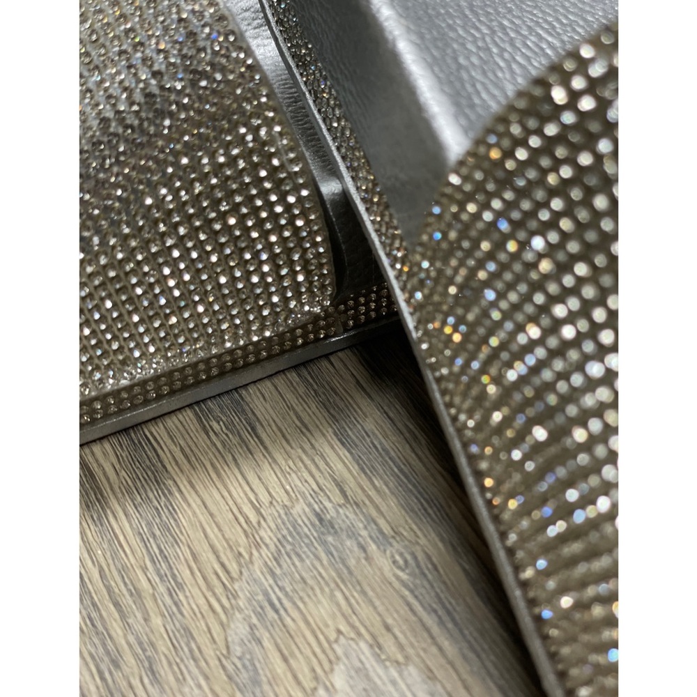 Rhinestone Glitter Slide Slip On Flatform Sandal - Picture 3 of 16